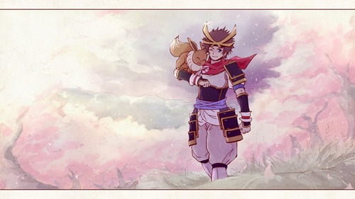 「ポケモン＋ノブナガの野望 ～ランセ彩絵巻～」より。(C)2012 Pokemon. c1995-2012 Nintendo/Creatures Inc./GAME FREAK inc.(C)2012 コーエーテクモゲームス(C)七積ろんち／dwango