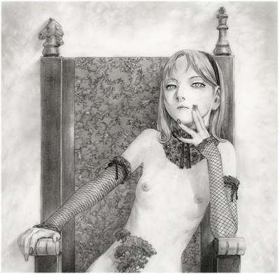 沙村広明が「『蹂躙史エピトマイザ』―ある幻想の娼館―」のために描いたイラスト。