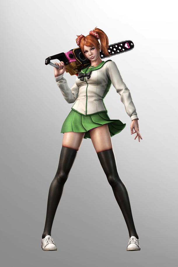 「学園黙示録 HIGHSCHOOL OF THE DEAD」宮本麗の衣装を着たジュリエット。(C)KADOKAWA GAMES / GRASSHOPPER MANUFACTURE