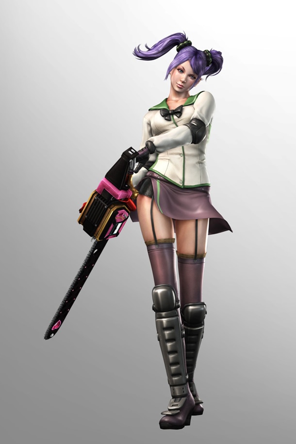 「学園黙示録 HIGHSCHOOL OF THE DEAD」毒島冴子の衣装を着たジュリエット。(C)KADOKAWA GAMES / GRASSHOPPER MANUFACTURE