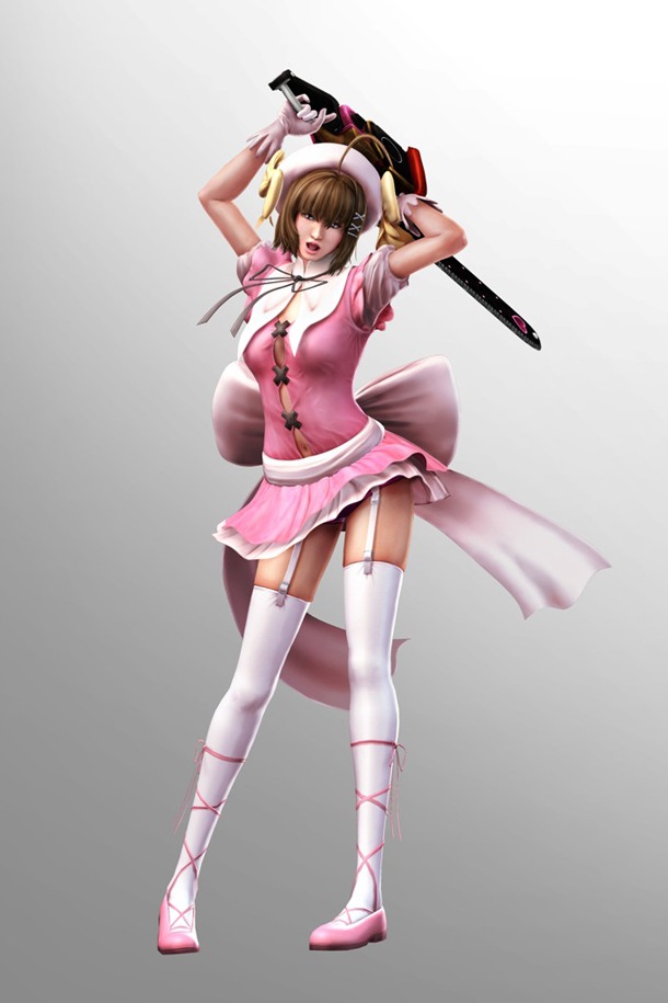 「これはゾンビですか？ オブ・ザ・デッド」ハルナの衣装を着たジュリエット。(C)KADOKAWA GAMES / GRASSHOPPER MANUFACTURE