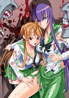 「学園黙示録 HIGHSCHOOL OF THE DEAD」の宮本麗（左）、毒島冴子。(C)2012 DAISUKE SATO（C）2012 SHOUJI SATO/Fujimishobo