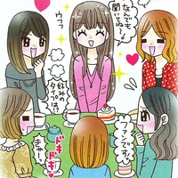 桜井美也によるお茶会のイメージイラスト。お茶会では「先生たちの私物プレゼント大会」も行われる予定だ。