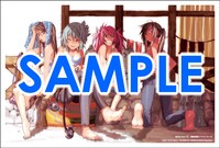 とらのあな、アニメイト、ゲーマーズ、文教堂、まんが王、有隣堂を除くマッグガーデン特約店とMAG Gardenオンラインストアにて配布されるイラストカードの表。