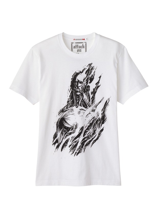 「進撃の巨人グラフィックT」のユニクロ銀座店限定版。