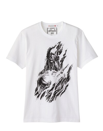 「進撃の巨人グラフィックT」のユニクロ銀座店限定版。