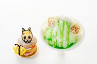 「蛍火の杜へ」のデザート＆フード2種。 (C)緑川ゆき・白泉社/「蛍火の杜へ」製作委員会