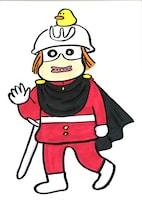 安彦良和との対決に向けて、西原理恵子が描いたシャアのイラスト。