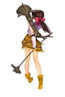 「キャラグミン パイ/三只眼」※写真は原型に塗装をした試作品。(C)高田裕三/講談社