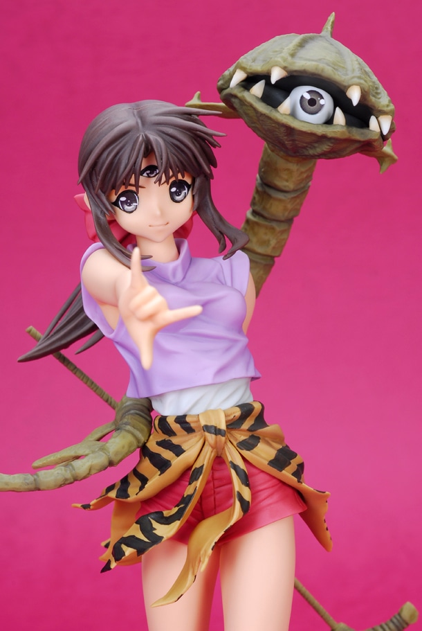 「キャラグミン パイ/三只眼」※写真は原型に塗装をした試作品。(C)高田裕三/講談社