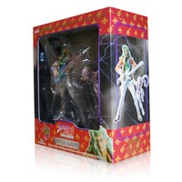 「スタチューレジェンド ジョジョの奇妙な冒険 第四部 音石明＆レッド・ホット・チリ・ペッパー セカンド（限定カラー）」パッケージ。(C)LUCKY LAND COMMUNICATIONS/集英社