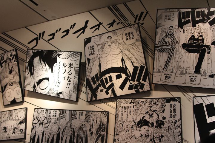 ONE PIECE ビブルの秘宝 複製原画 マリンフォード頂上決戦 エース ONE