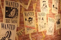 手配書の裏路地。エースの手配書や懸賞金はこれが初公開となる。