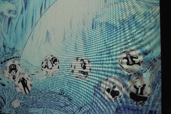 魚人島でのインタラクティブアート。