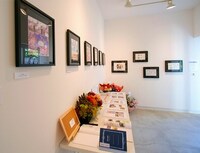 鎌倉での展示の様子。OCHIBISAN (c) ANNO MOYOCO