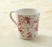 「マグカップ スケートダンス赤」2100円。OCHIBISAN (c) ANNO MOYOCO