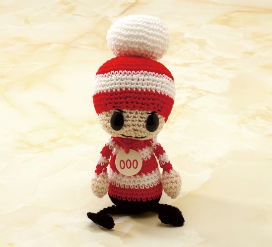 「手編みぐるみ チビオチビ」6300円。OCHIBISAN (c) ANNO MOYOCO