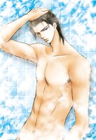 付録の「蓮様といっしょ♥もっと！ドキドキポスター」。見惚れてお風呂でのぼせないよう、気を付けて使用しよう。