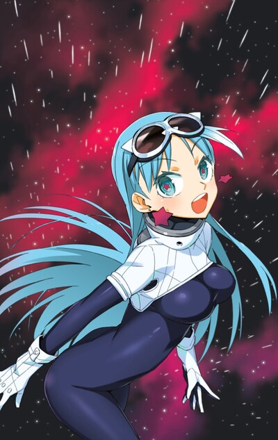 真田ジューイチによるCOMICメテオのビジュアル。