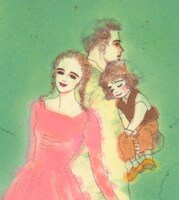 篠有紀子「花きゃべつ ひよこまめ」