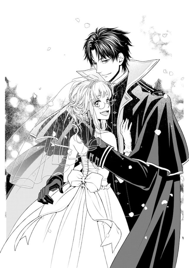 原作：小野上明夜（ビーズログ文庫）、キャラクター原案：岸田メル、作画：夏目コウ「死神姫の再婚―薔薇園の時計公爵―」