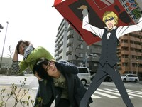 画像合成機能の使用例。(C)成田良悟／アスキー・メディアワークス／池袋ダラーズ・MBS