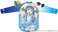 「イカ娘サイクルジャージ」長袖のバック。
