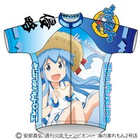 「イカ娘サイクルジャージ」半袖のフロント。半袖の価格は1万2600円。