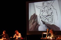 安彦良和による「ガンダム」のナマ描き。