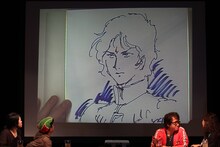 安彦良和の素顔の「シャア」ナマ描き。