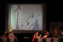 福本伸行作「ネコバス」。