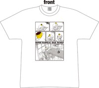 「毎度！浦安鉄筋家族」Tシャツのホワイト。