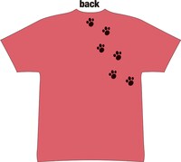 「木曜日のフルット」Tシャツのバック。