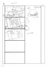 見富拓哉による絵コンテ。