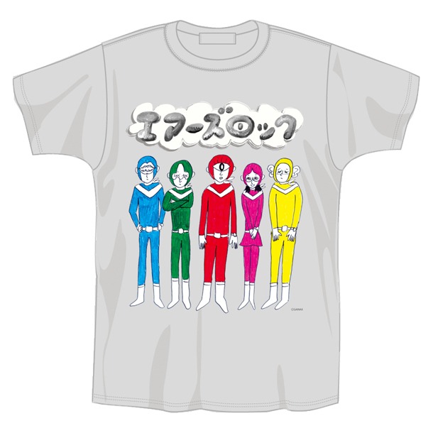 「エアーズロック Tシャツ」のライトグレー。