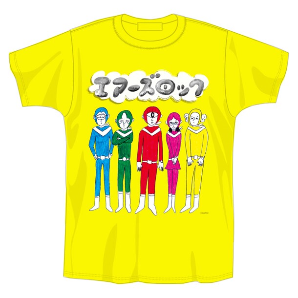 「エアーズロック Tシャツ」のイエロー。
