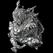 「ジョジョの奇妙な冒険 カーズの考えるのをやめた文鎮」シルバーVer. (C)荒木飛呂彦／集英社