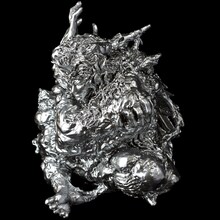 「ジョジョの奇妙な冒険 カーズの考えるのをやめた文鎮」シルバーVer. (C)荒木飛呂彦／集英社