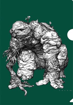 寺田克也が三宅乱丈 イムリ ゴンガロ描くクリアファイル コミックナタリー