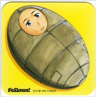 WonderGOOで配布される「ヒナまつり」のコースター。