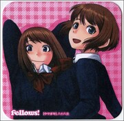 WonderGOOで配布される「ウワガキ」のコースター。