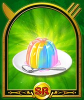 料理カード「虹の実ゼリー」。(C)島袋光年/集英社・フジテレビ・東映アニメーション (C)NBOI