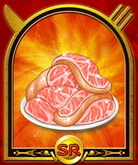 料理カード「宝石の肉盛り合わせ」。(C)島袋光年/集英社・フジテレビ・東映アニメーション (C)NBOI