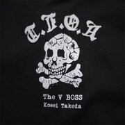 「KOSEI TAKEDA（五代目武装戦線頭 武田好誠）クローズ＆WORST」Tシャツのブラック。