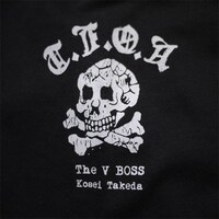 「KOSEI TAKEDA（五代目武装戦線頭 武田好誠）クローズ＆WORST」Tシャツのブラック。