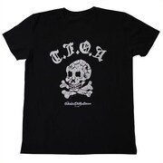 「T.F.O.A クローズ＆WORST」Tシャツのブラック×シルバー。