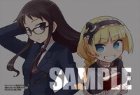 WonderGOOで配布される「魔女とほうきと黒縁メガネ」の特製イラストカード。