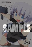 COMIC ZINで配布される「みりたり！」の描き下ろしイラストカード。