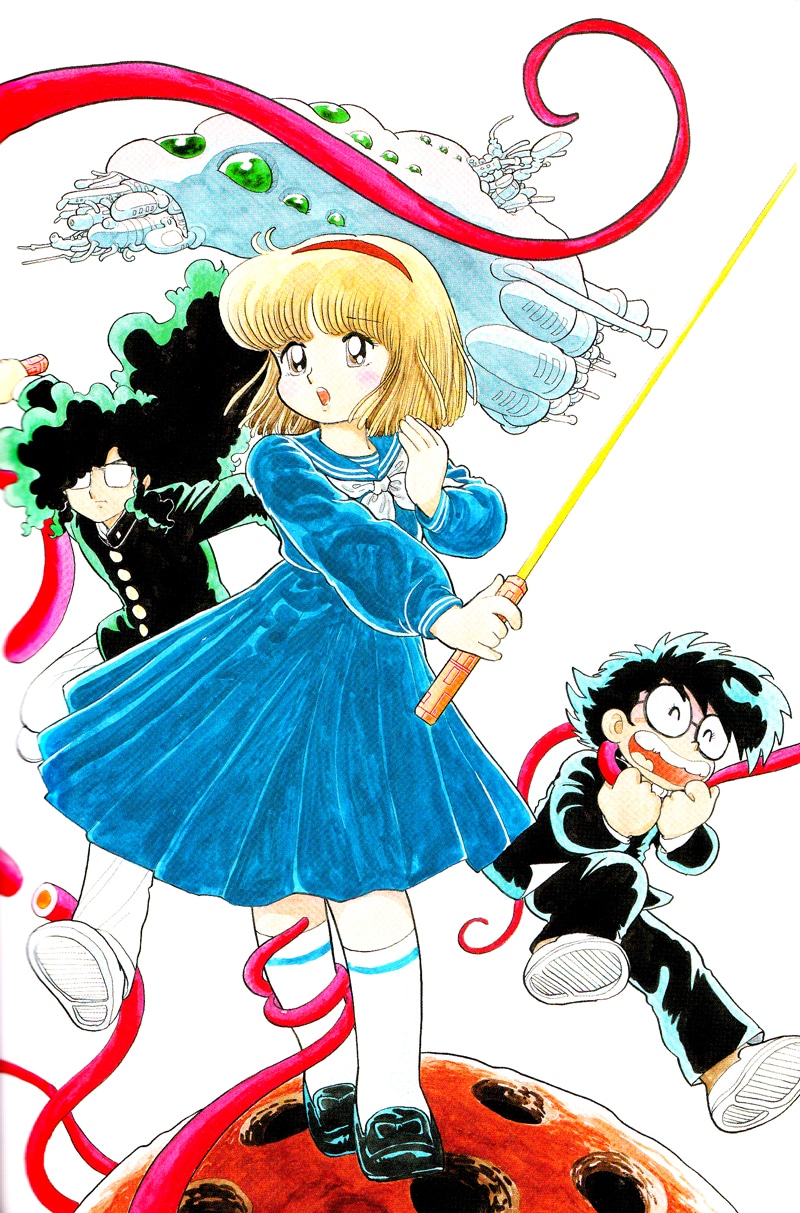 夢眠ねむのコスプレの参考となった「ななこSOS」のイラスト。