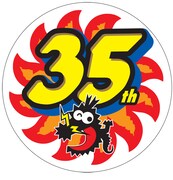 月刊コロコロコミック35周年マーク。
